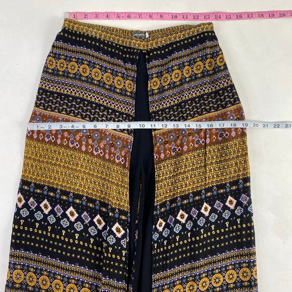 Earthbound Bohemian Slit Leg Wide Leg Boho Pants Sz Small - Picture 4 of 5